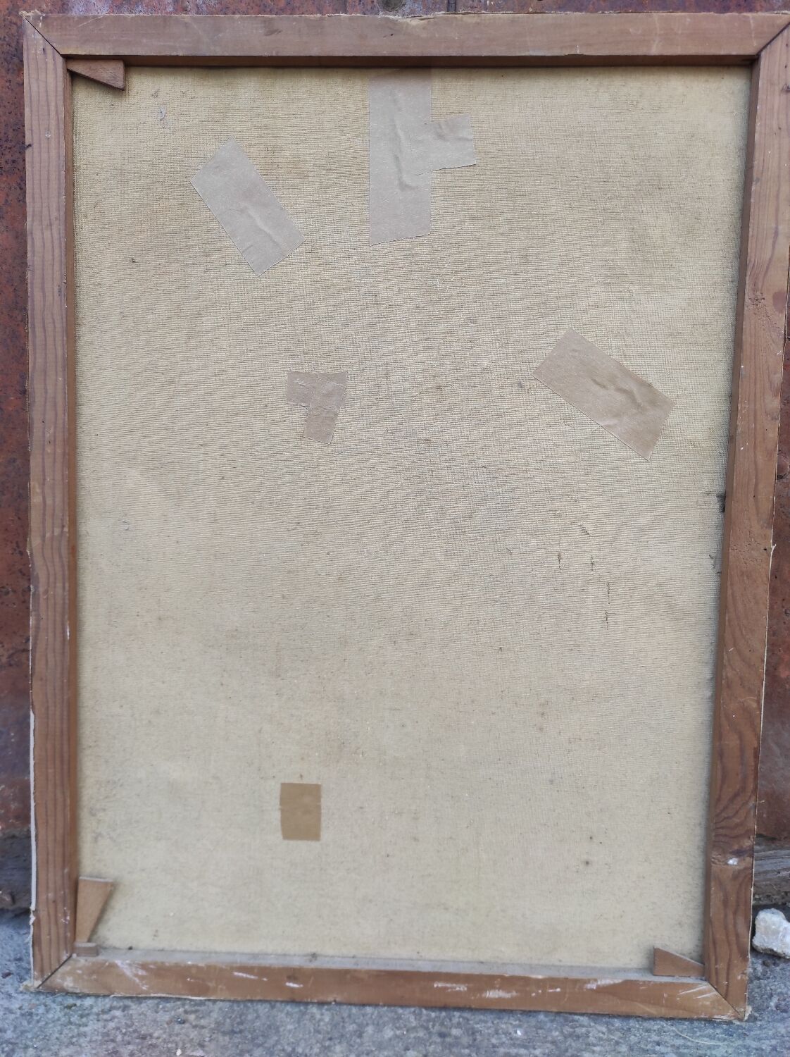 Dutch oil painting of Madonna and Child, signed C. Vesters, 1940