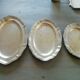 Set de 3 plat en etain 18eme
