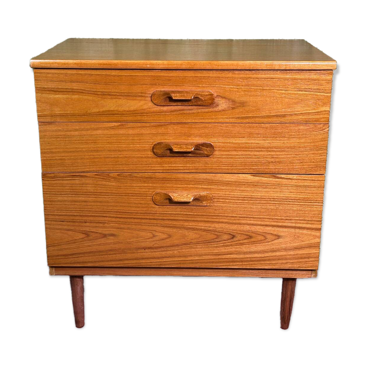 Commode rétro vintage en teck du milieu du siècle