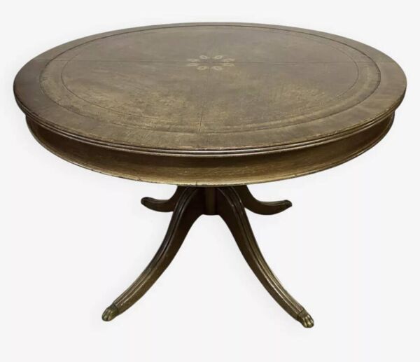 Table ronde de style empire ''pattes de lion