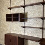 60s 70s teak wall shelf Wall Unit Kai Kristiansen for FM Møbler Denmark