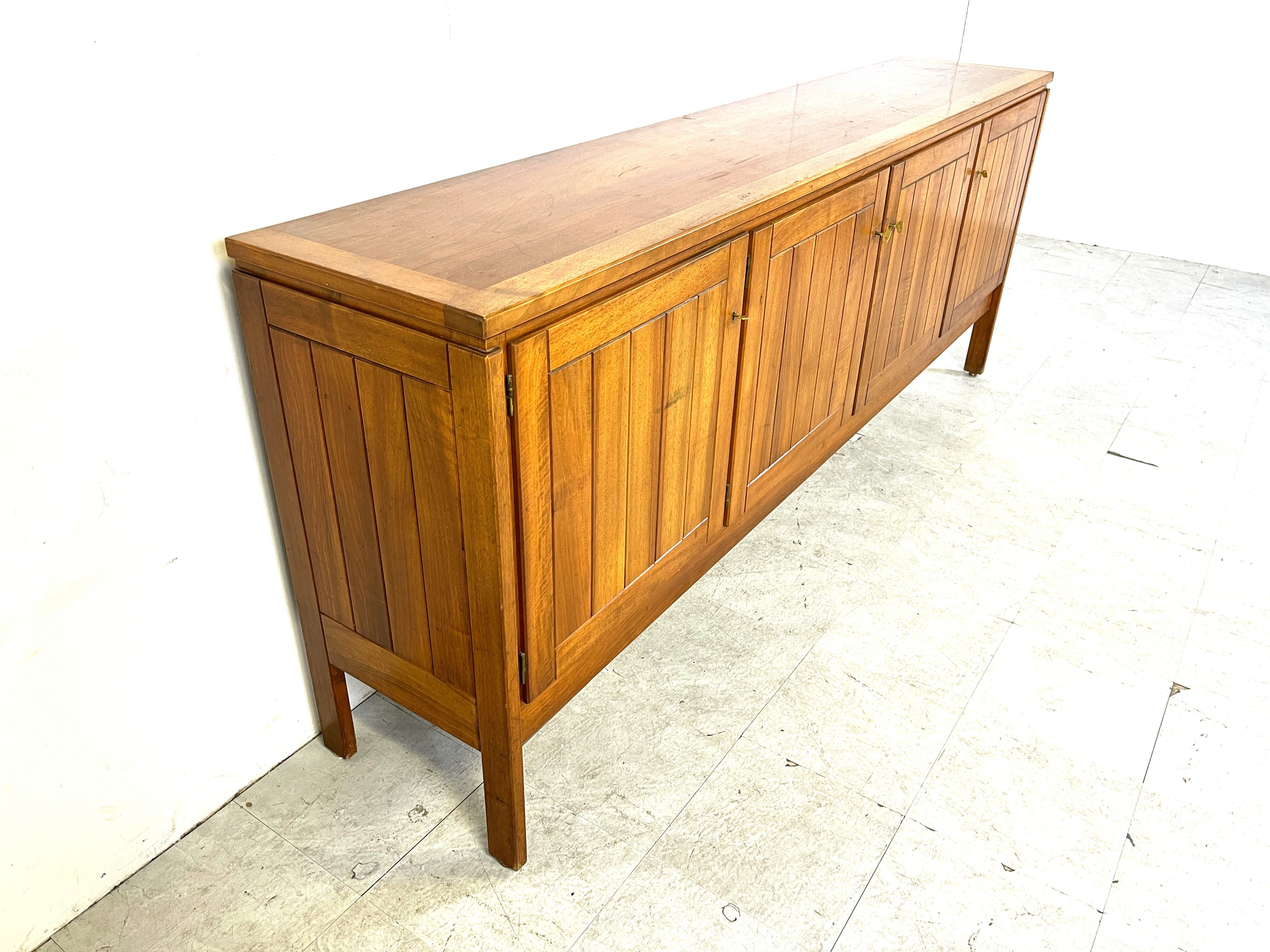 Vintage oak sideboard by Van Den Berghe Pauvers, 1970s