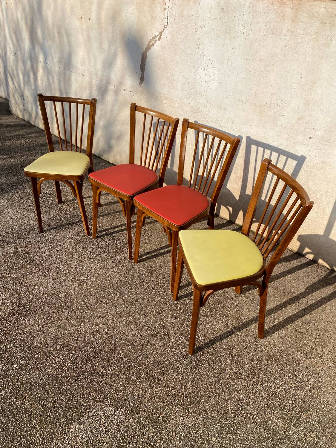 Set de 4 chaises baumann bistrot 153