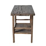 Jining - Small Chinese console in ancient elm no. 4