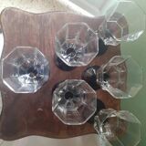6 Luminarc Arcoroc Octagonal Vintage Wine Glasses