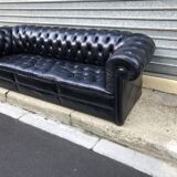 Chesterfield black sofa