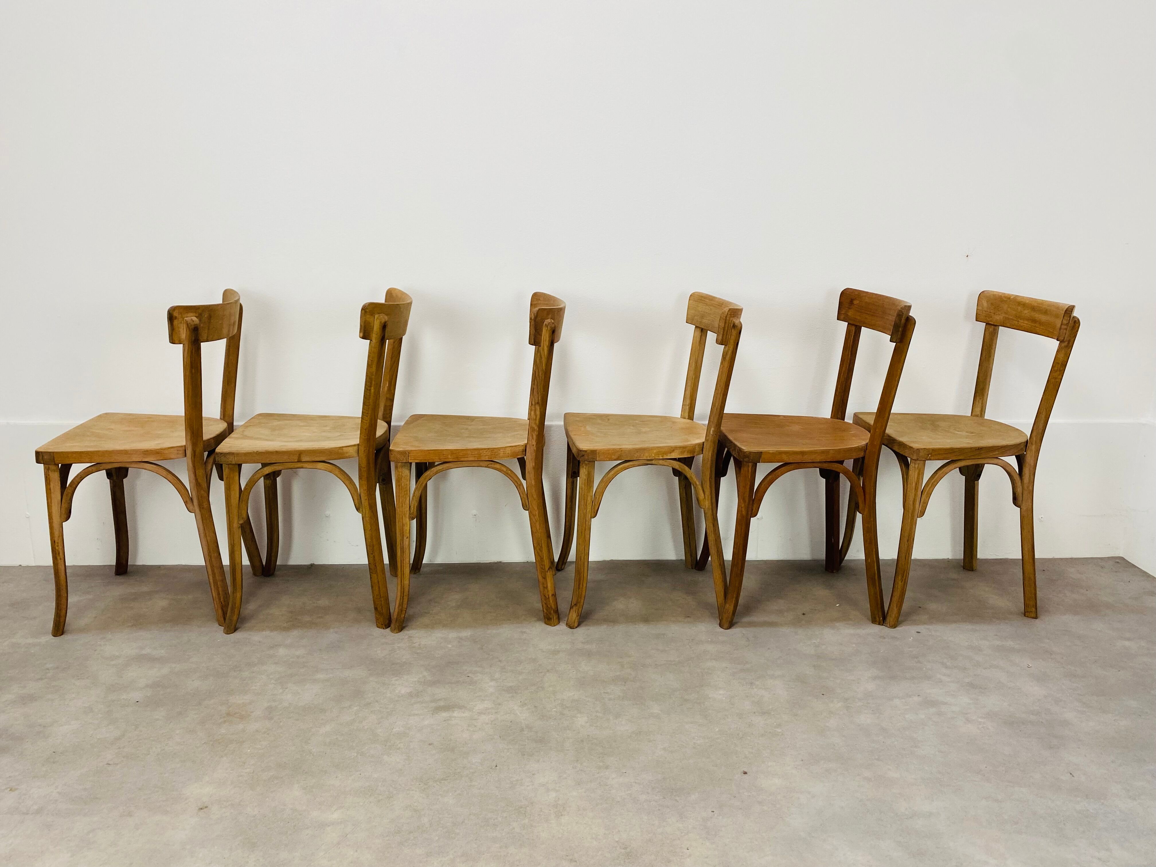 6 Baumann bistro chairs