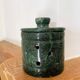 Green marble pot