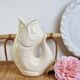 Zoomorphic pitcher fish Ceramic beige FDC Charolles
