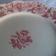 Lot of 8 large plates (Longchamp, Model Eglantines)