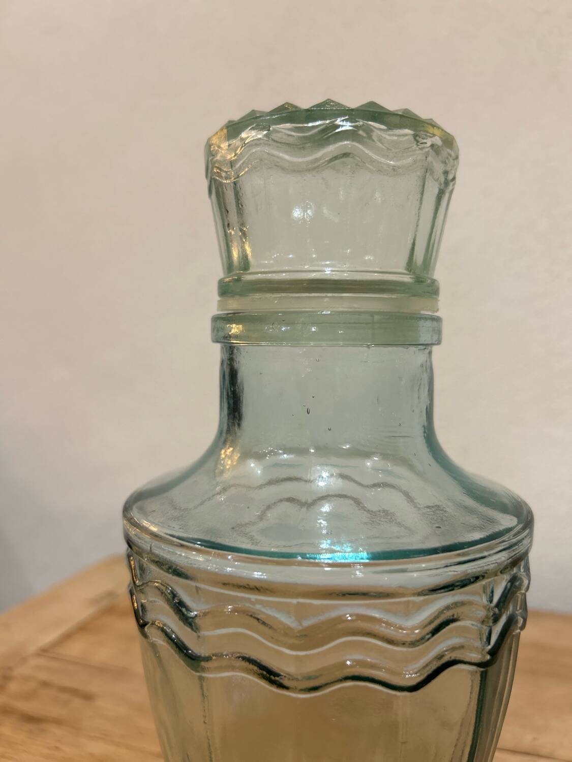 Vintage glass jar