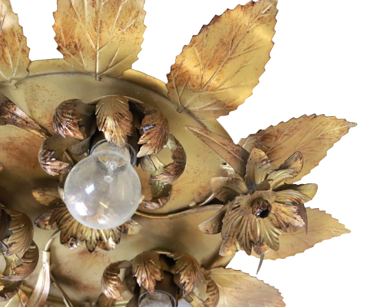 Vintage ceiling lamp ceiling lamp willy daro flower flower lamp