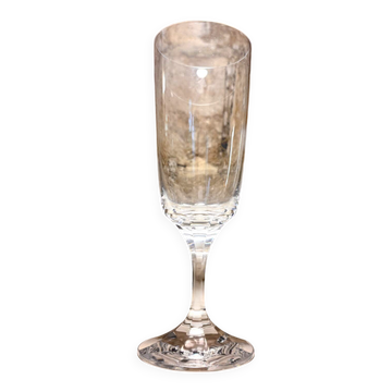 1 flûte à champagne Lalique Chenonceaux