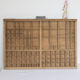 Old wooden printer locker