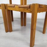 Chaises en cuir maison Regain