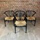 Set of four CH24 Hans J. Wegner for Carl Hansen, Wishbone chairs. Denmark 1960