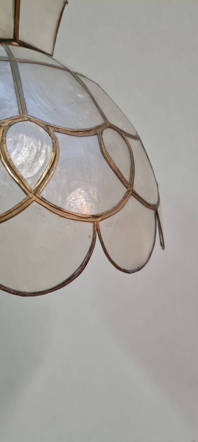 Suspension in brass and mother-of-pearl 1940