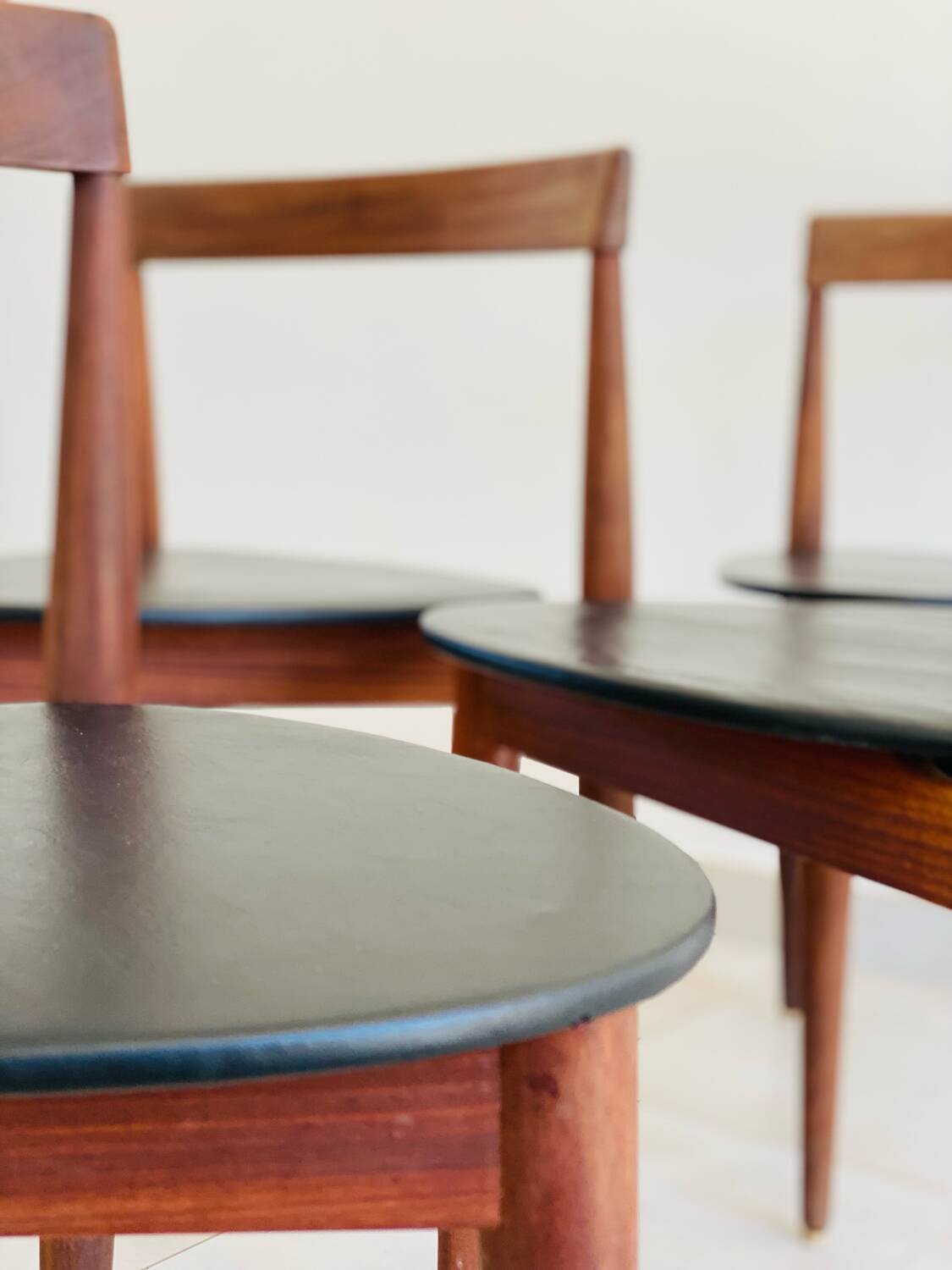 Set of 4 vintage Hans Olsen chairs for Frem Røjle Denmark