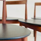 Set of 4 vintage Hans Olsen chairs for Frem Røjle Denmark