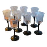 8 Esso Luminarc stemware