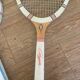 Series of 3 wooden rackets years 50-60