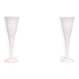 pair Alabaster Table lamps by A Pegasam Spain 1970s