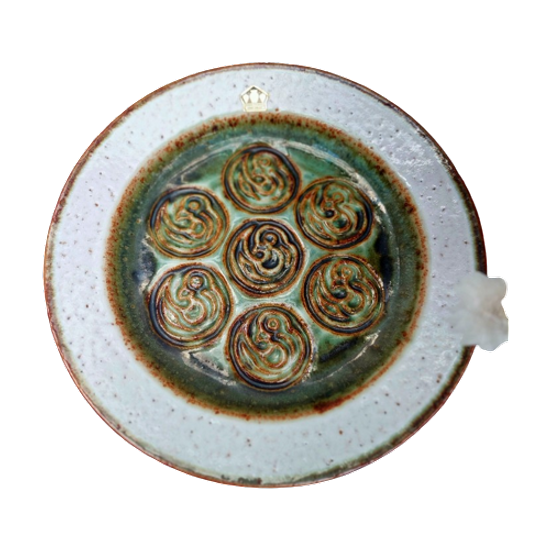 Plat céramique danoise par Kingo Stentøj