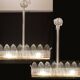 Lot de 2 grands lustres Art Déco de luxe par Barovier e Toso, verre de Murano,
