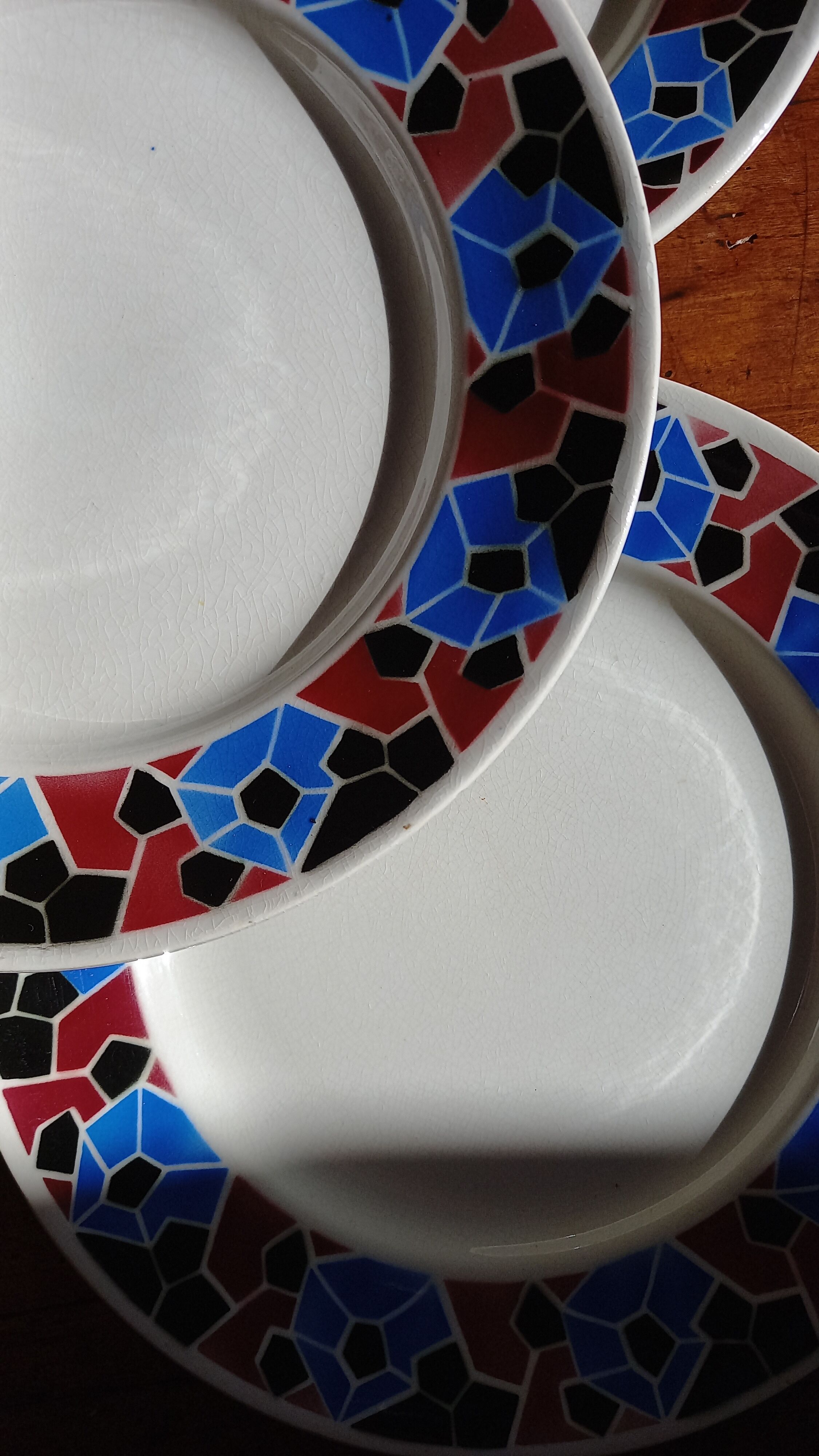 4 flat plates K.G Luneville model "Hohneck"