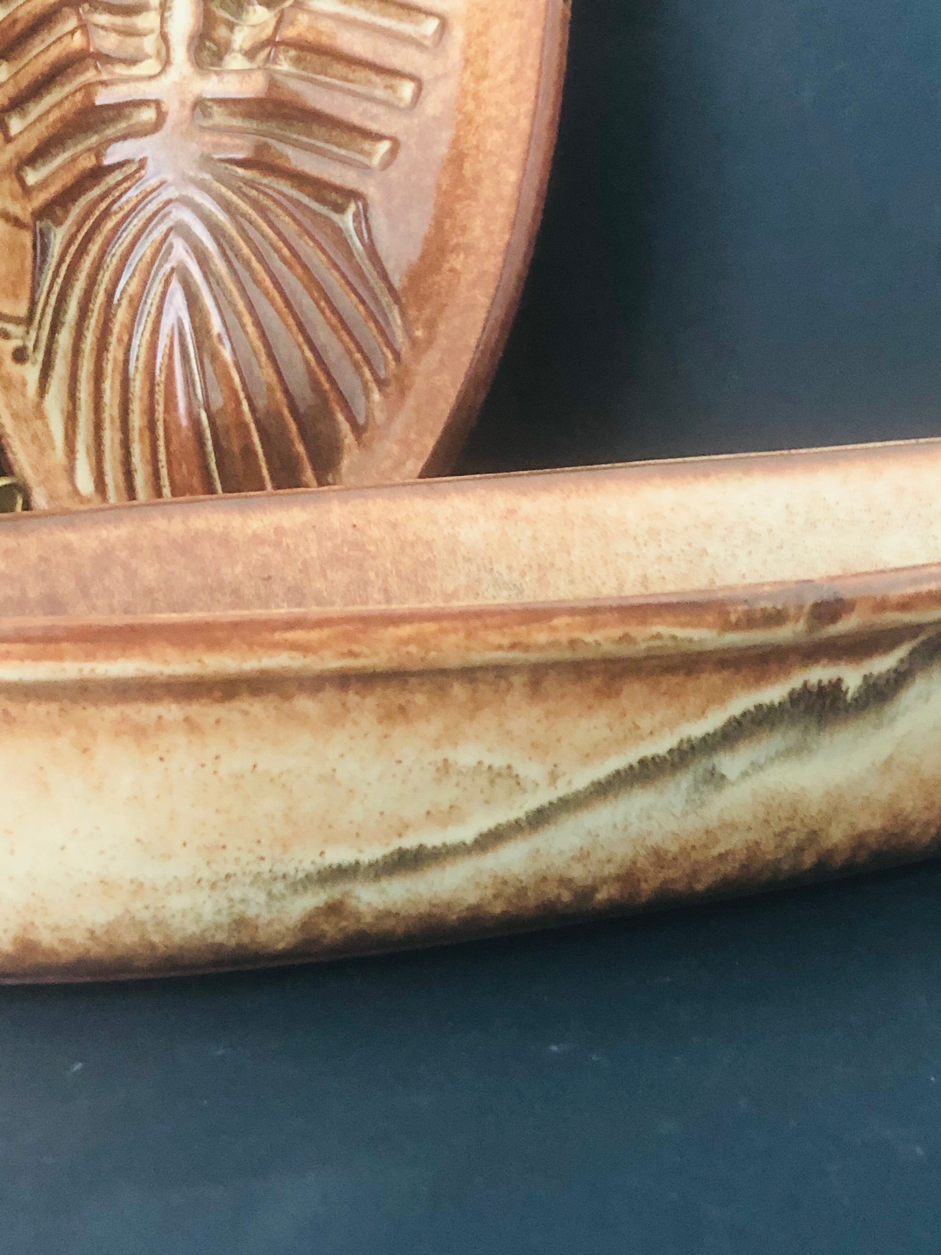 Baked dish or vintage fish terrine