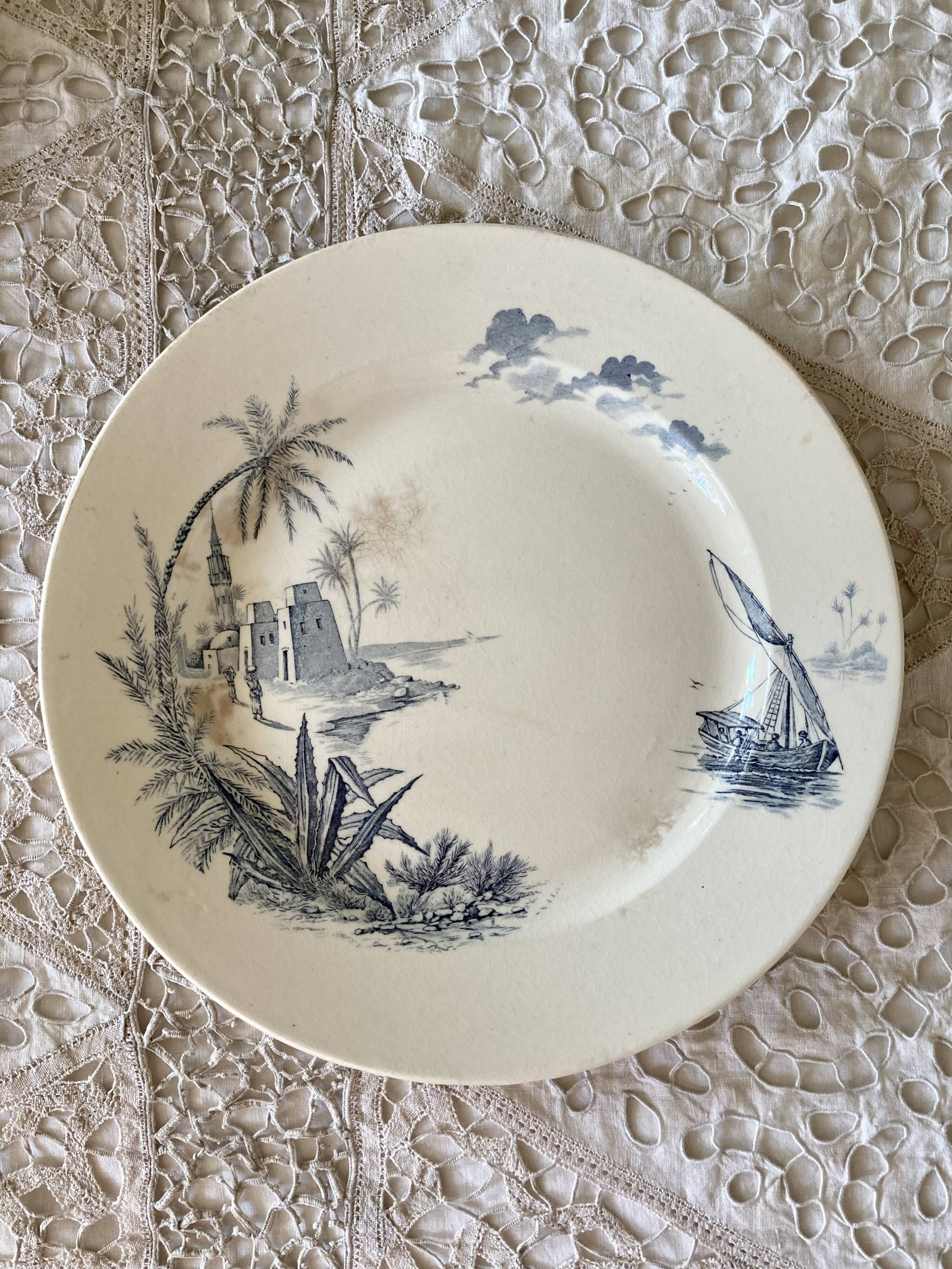 Serving dish gien revues d'orient