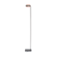 Lampadaire en acier noir, Italie années 1980