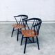 Set of Mid-Century Modern Fanett Armchairs, Denmark, 1950s