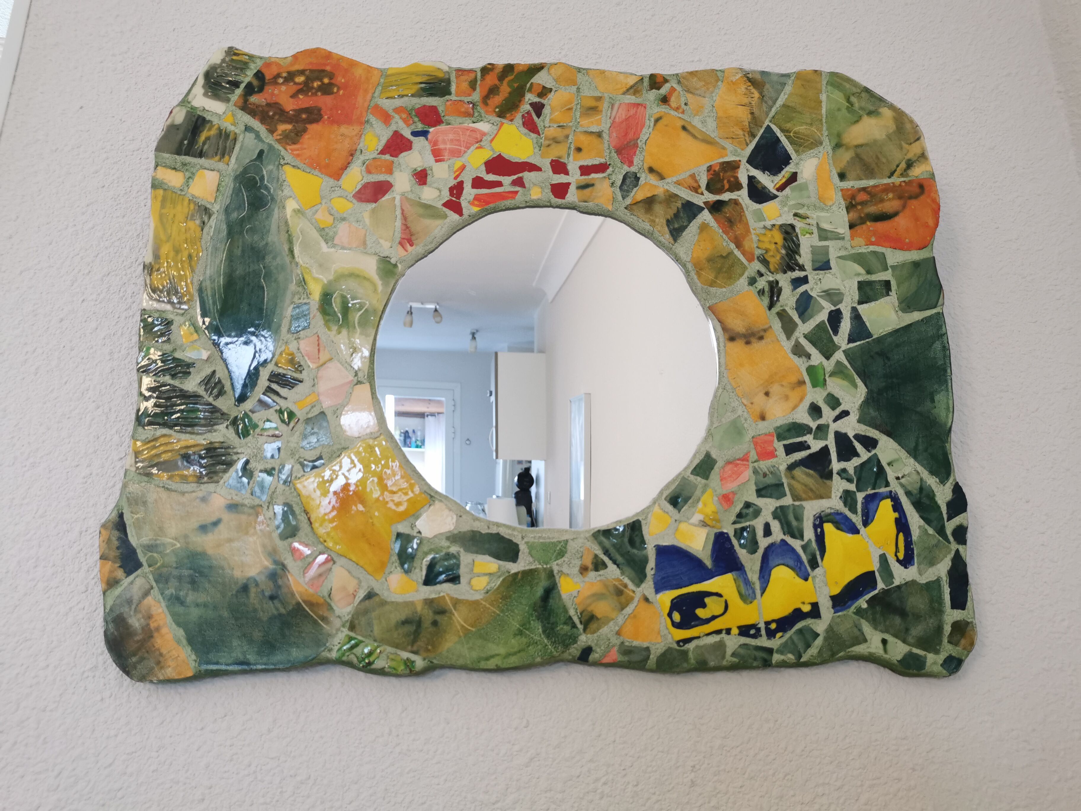 Vintage mosaic mirror 60x45cm