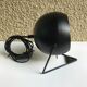 Lampe boule orientable noir à poser