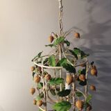 Italian Toleware chandelier from the 1960s