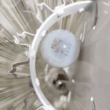 Aplique de pared de cristales. Italia, 1980s.