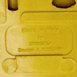 Vintage 1970s Gedy Coat Hooks in Yellow Plastic by Ambrogio Rossari