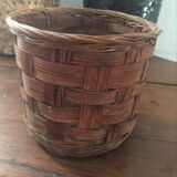 Matching wicker jars