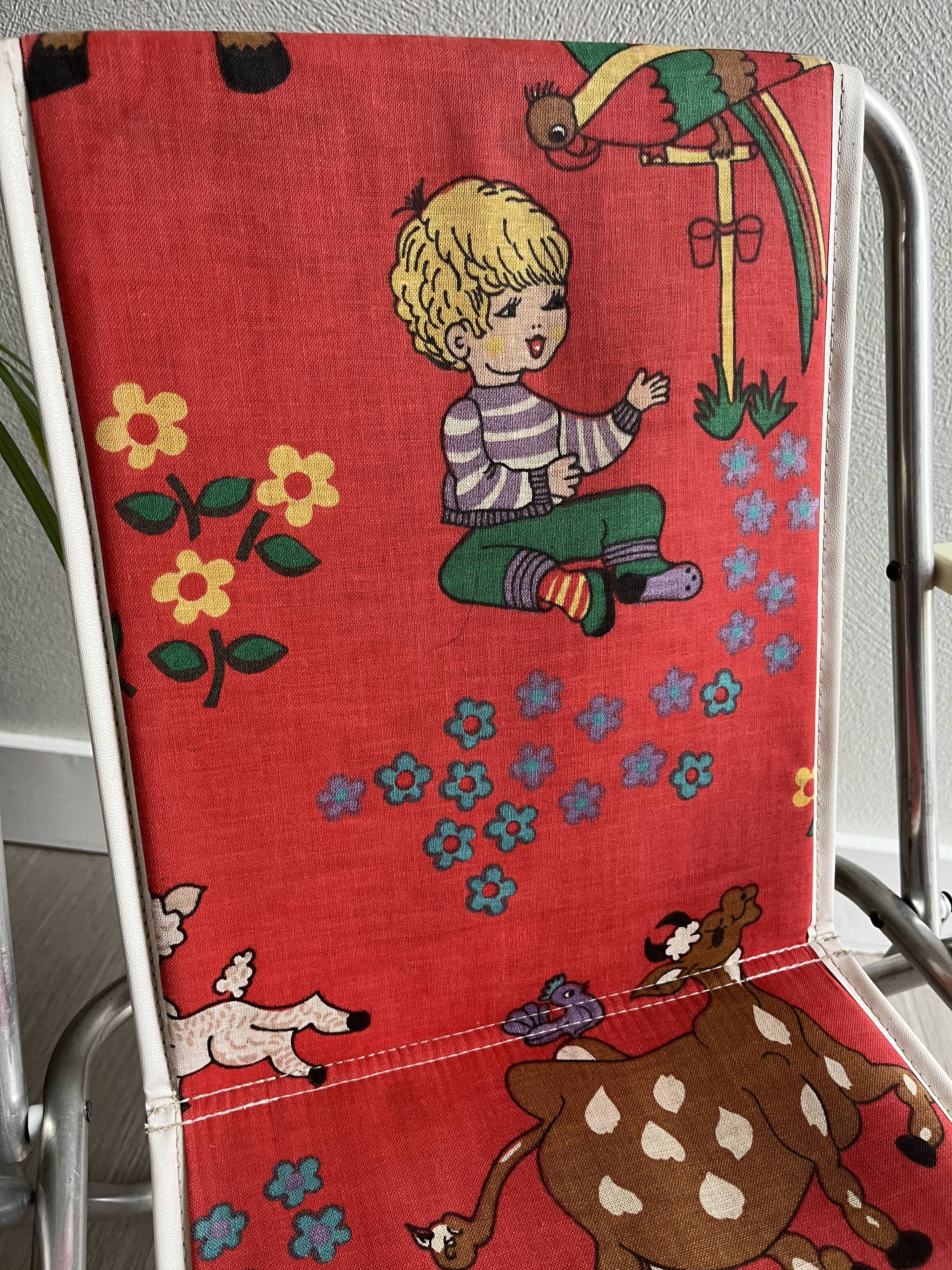 Vintage children's camping chair