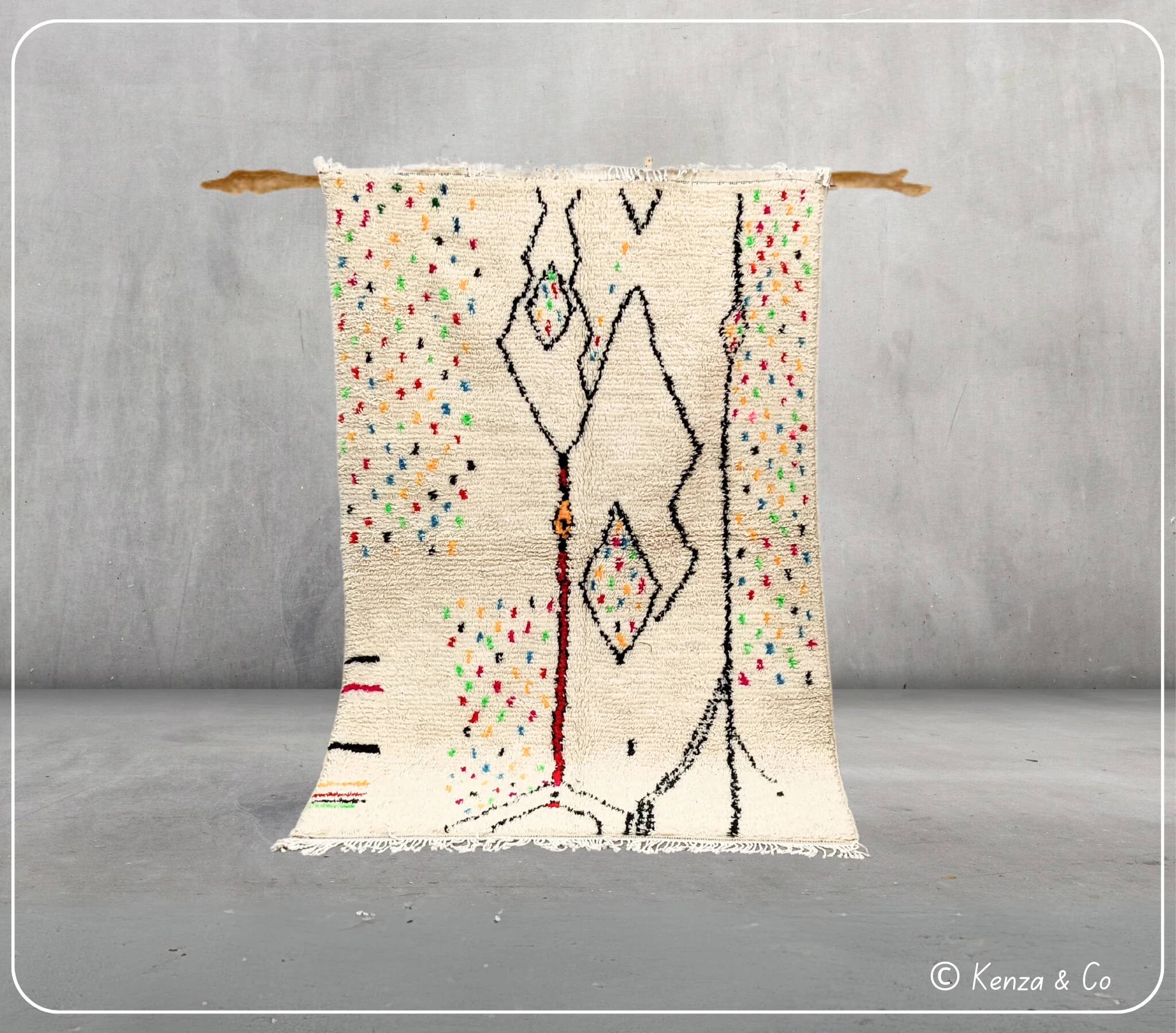 Handmade Azilal rug, 234 x 147 cm, AZD-