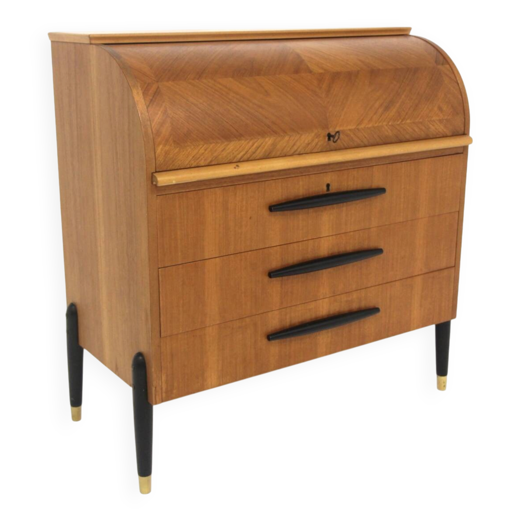 Scandinavian teak secretary, Bröderna Gustafssons, Sweden, 1950
