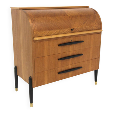 Scandinavian teak secretary, Bröderna Gustafssons, Sweden, 1950