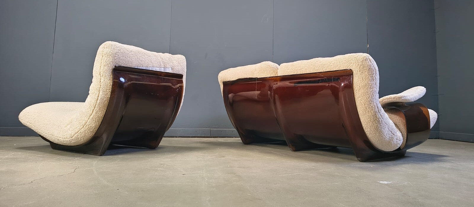 Marsala sofa set by Michel Ducaroy for Ligne Roset, 1970s