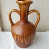 Signed ceramic vase