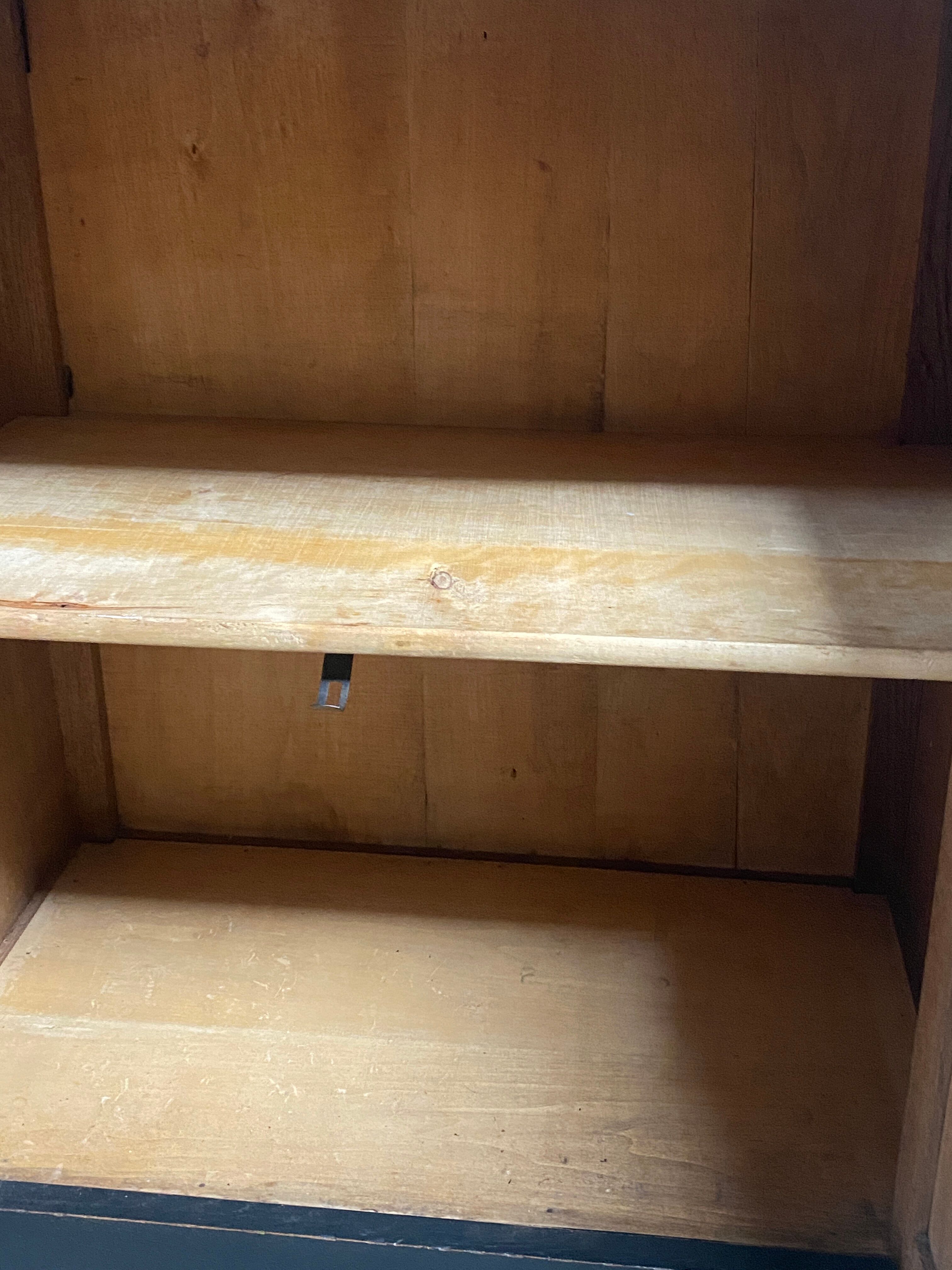 Black Parisian oak sideboard