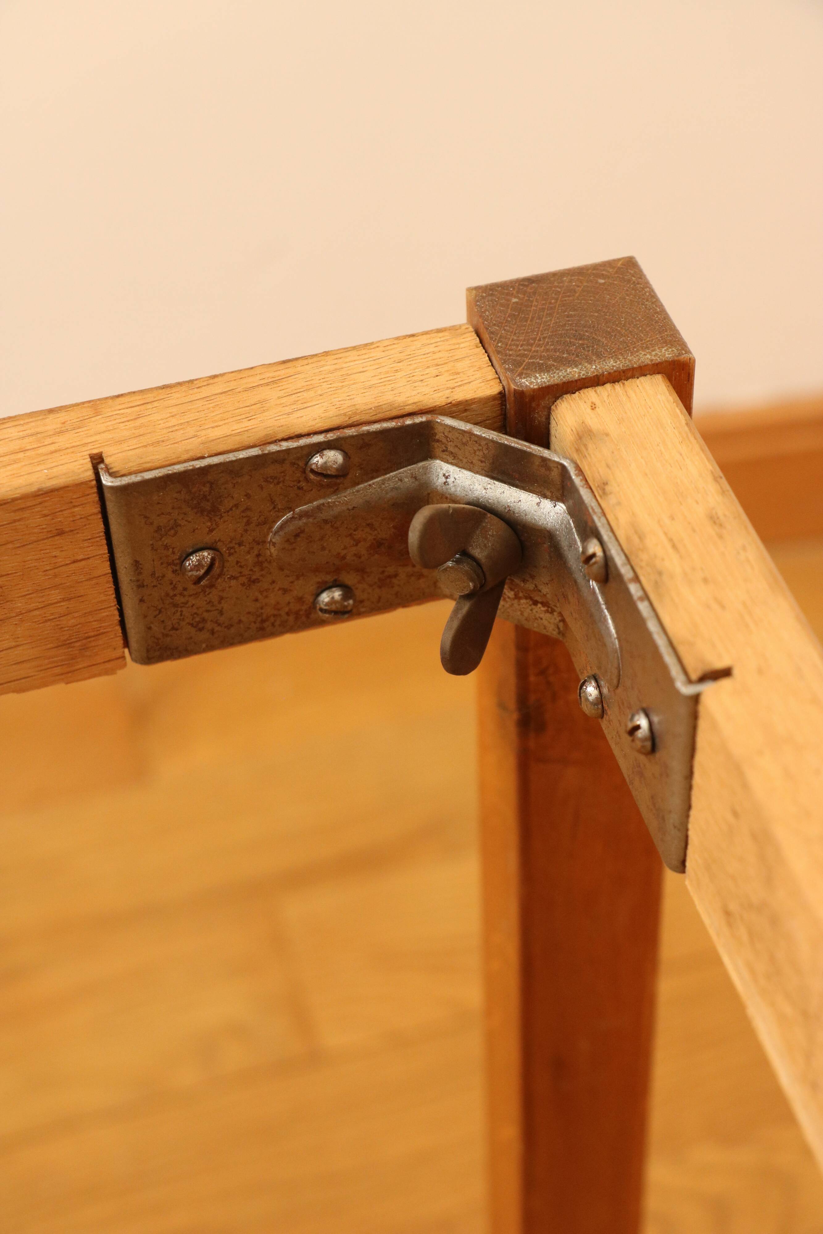 Entrance bench, Scandinavian modular telephone bench, teak, 1960