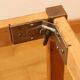 Entrance bench, Scandinavian modular telephone bench, teak, 1960