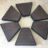 6 chairs vintage years 80