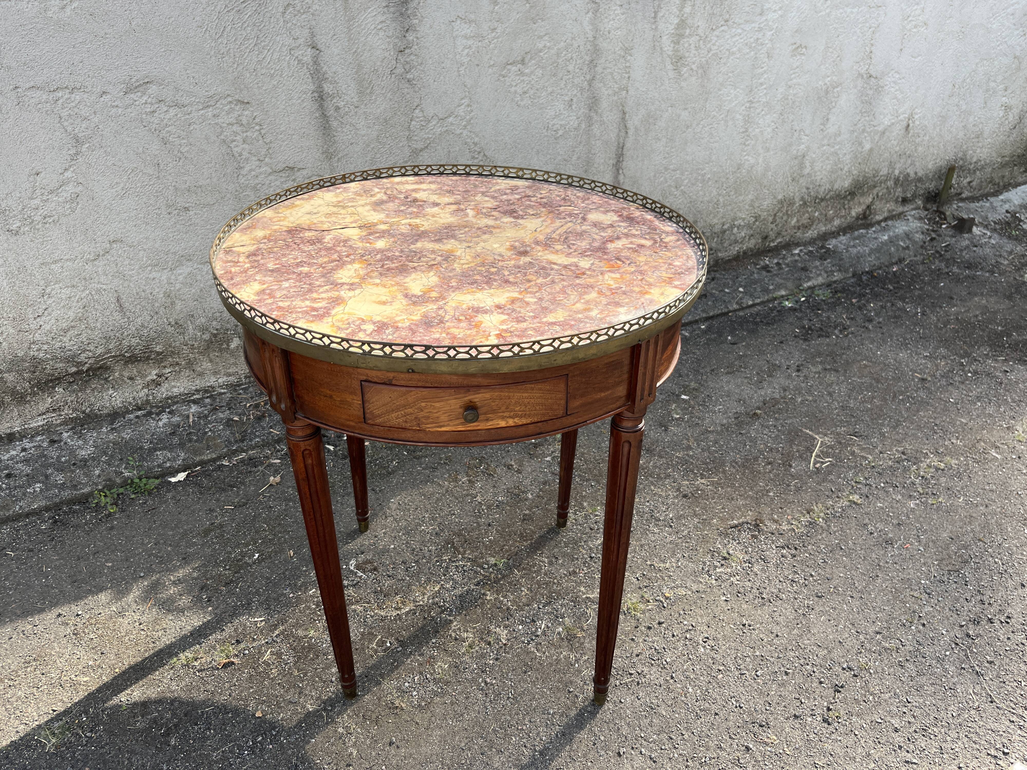 Table Bouillotte de style Louis XVI